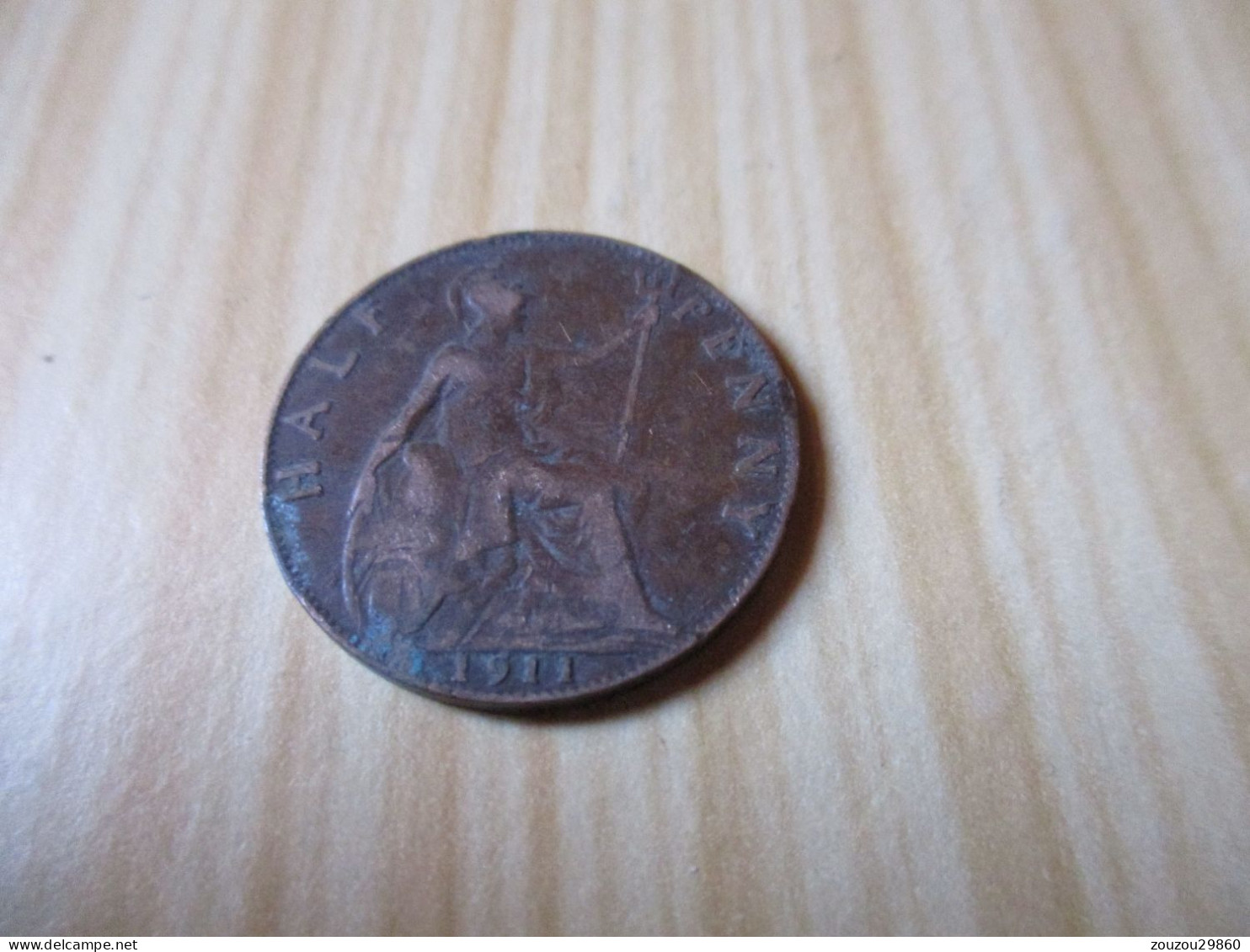 Grande-Bretagne - Half Penny George V 1911.N°249. - C. 1/2 Penny