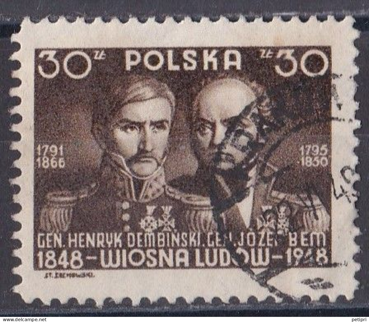 Pologne - République 1944 - 1960   Y & T N °  510  Oblitéré - Oblitérés