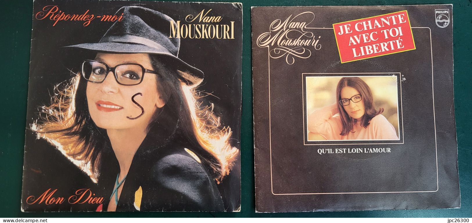 Lot De Deux Disques Vinyle De Nana Mouskouri - Klassiekers