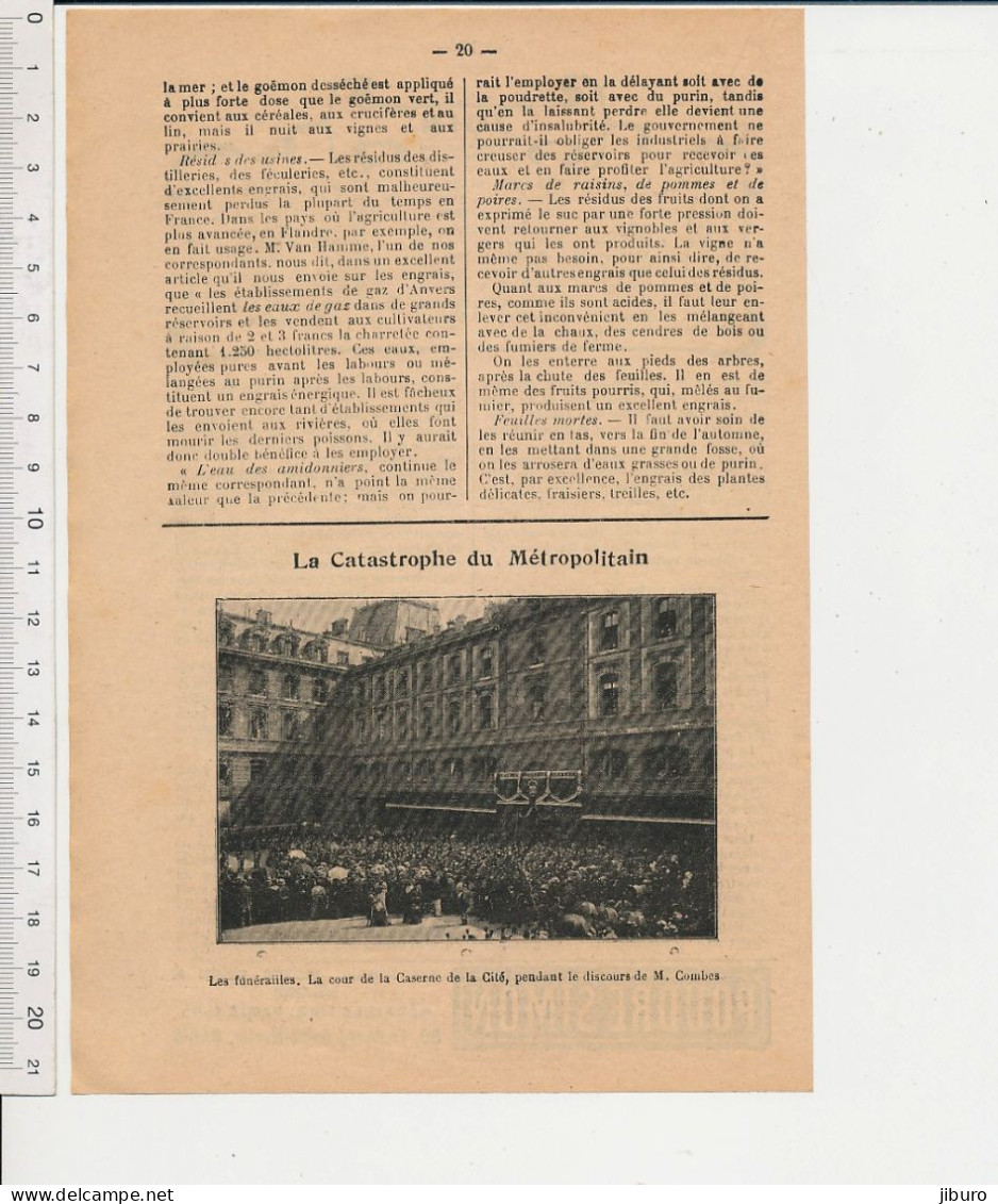 4 Vues Catastrophe Métropolitain Couronnes M. Lépine Colonel Pompiers Casque Pompier Syndon En Prison Drame De Belgrade - Unclassified