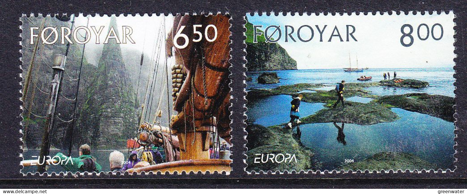 Europa Cept 2004 Faroe Islands  2v **   Mnh (59547B) Rock Bottom - 2004