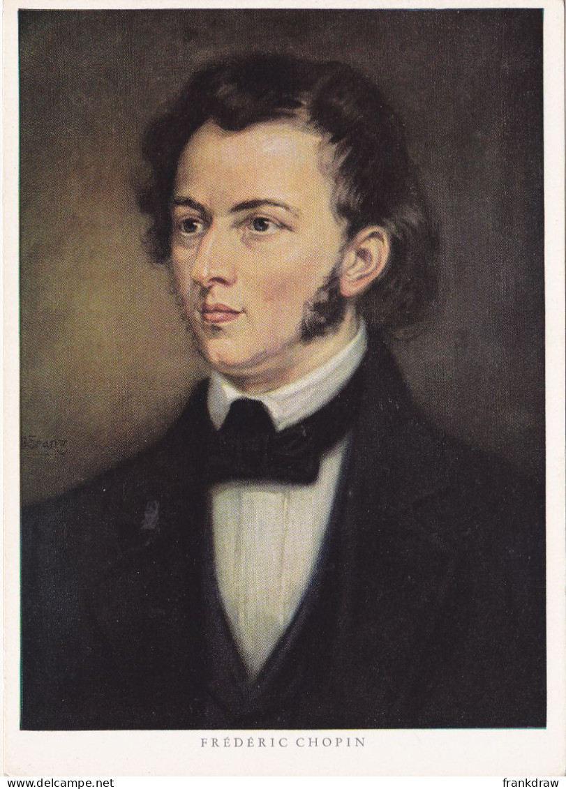 Postcard - Art - F Franz - Frederic Chopin (1810-1849) - Card No. 7089 - VG - Ohne Zuordnung