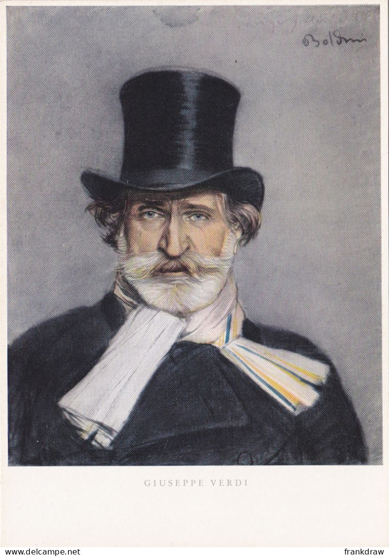 Postcard - Art - Giovanni Boldini - Guiseppe Verdi  (1813-1901) - Card No. 7136 - VG - Non Classificati