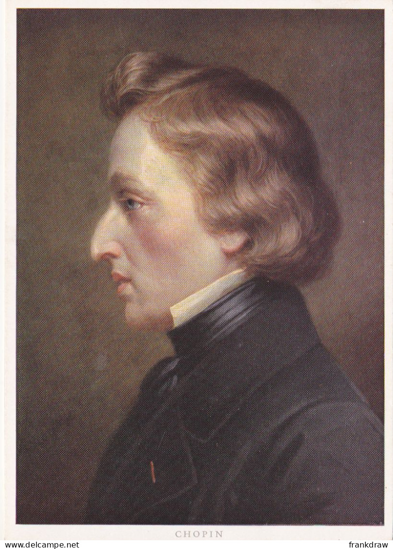 Postcard - Art - Albert Graefle - Frederic Chopin  (1810-1849) - Card No. 7120 - VG - Ohne Zuordnung
