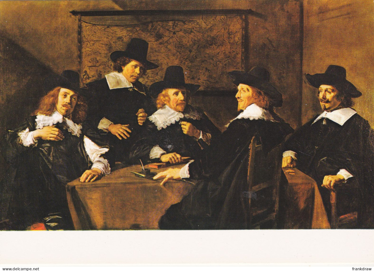 Postcard - Art - Frans Hals (1582-1666) - Regenten V/h St. Elisabeth Gasthuis Te Haarlem (1641) - VG - Non Classificati