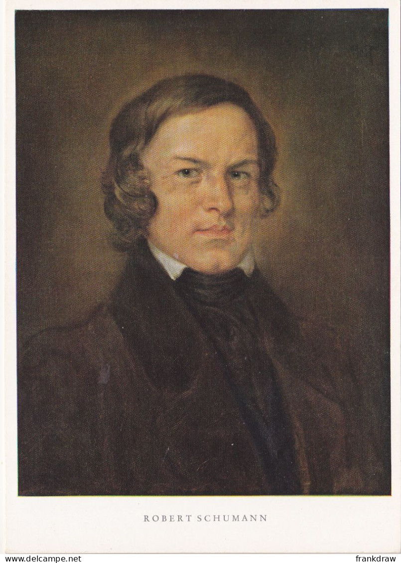 Postcard - Art - Hans Best - Robert Schumann  (1810-1856) - Card No. 7092 - VG - Ohne Zuordnung