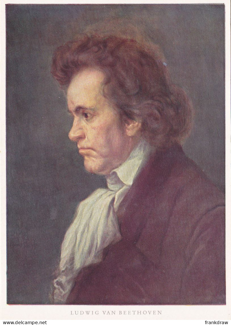 Postcard - Art - Hans Best - Ludwig Van Beethoven (1770-1827) - Card No. 7086 - VG - Ohne Zuordnung