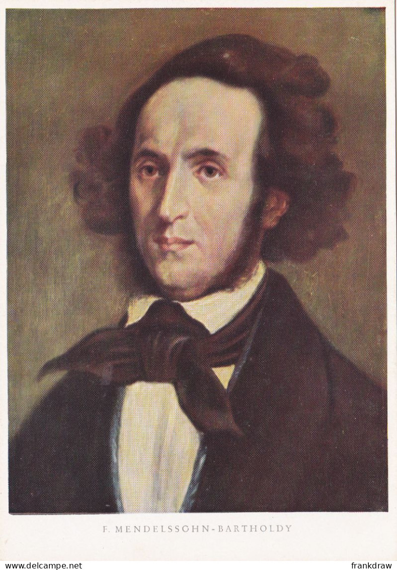 Postcard - Art - A Hermann - F Mendelssohn-Bartholdy (1809-1847) - Card No. 7105 - VG - Non Classés