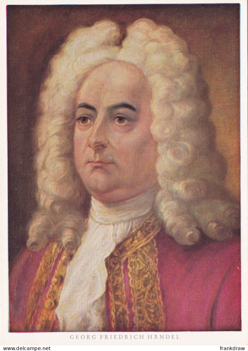 Postcard - Art - A Hermann - Georg Friedrich Handel (1685-11759) - Card No. 7076 - VG - Ohne Zuordnung