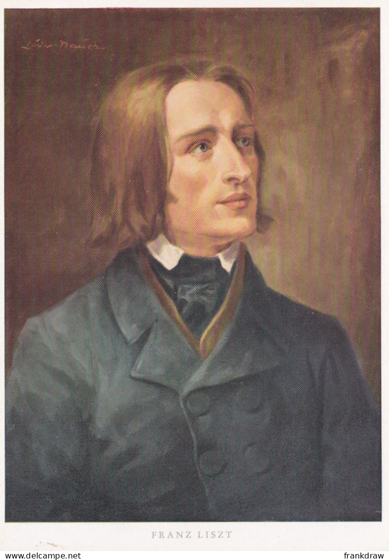 Postcard - Art - Ludwig Nauer - Franz Liszt (1811-1886) - Card No. 7116 - VG - Non Classés