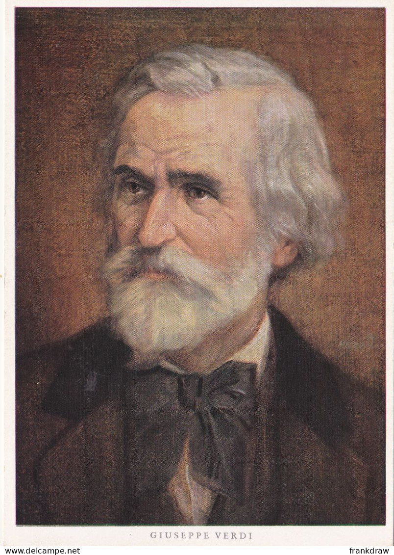 Postcard - Art - A Hermann - Giuseppe Verdi (1813-1901) - Card No. 7082 - VG - Ohne Zuordnung