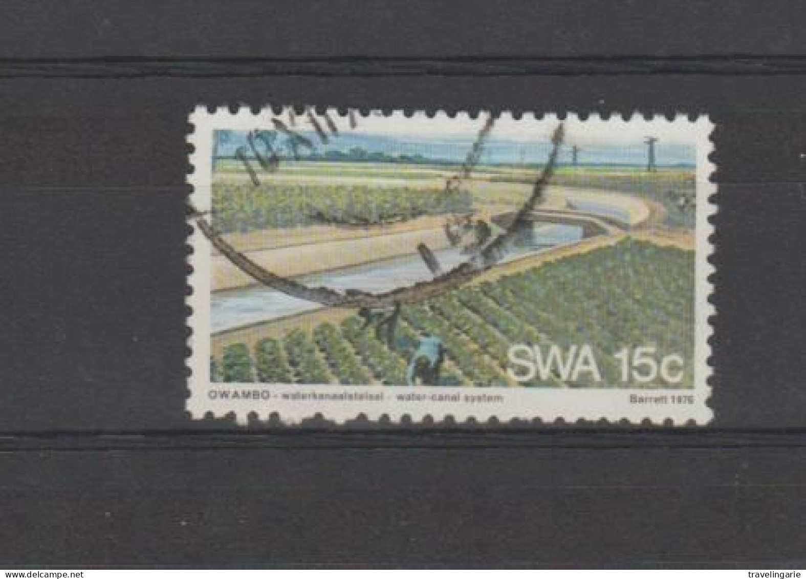 South West Africa 1976 Owambo Canal With Bridge Used ° - Bridges