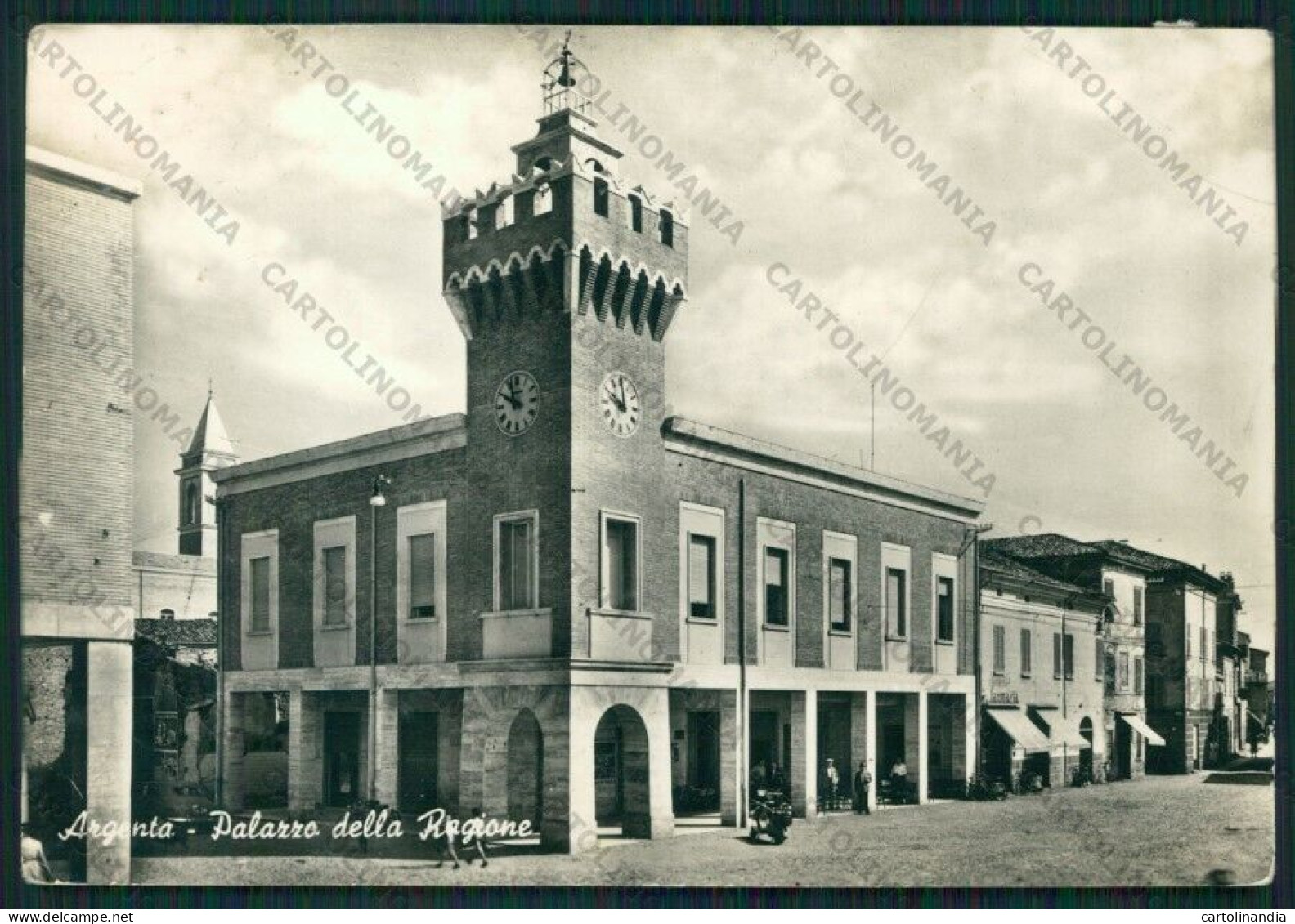 Ferrara Argenta Palazzo Regione PIEGHINE Foto FG Cartolina ZK1887 - Ferrara