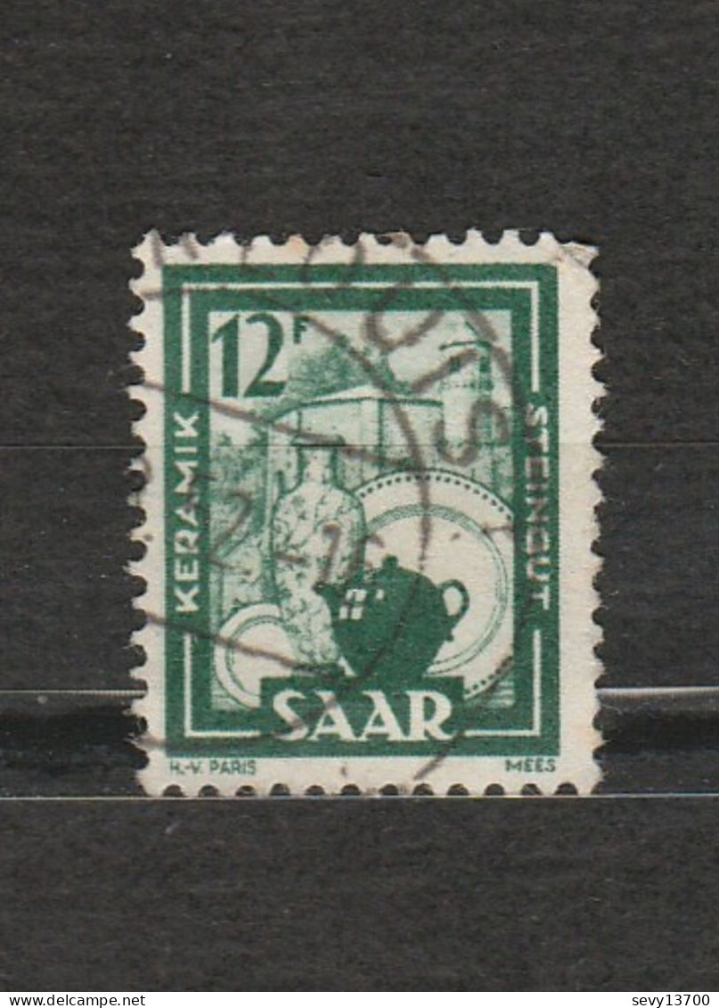 Saargebiet - Saar - Sarre - Saar Land - Céramique Année 1949 Mi 280 - Gebruikt