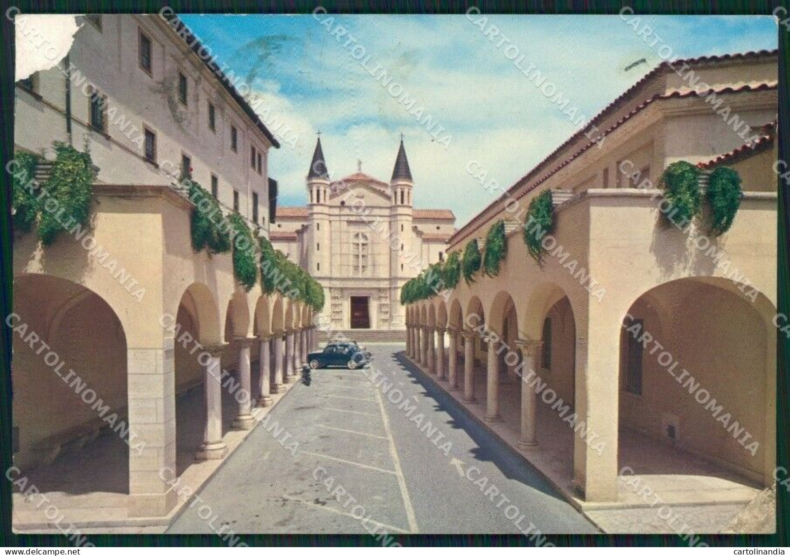 Perugia Cascia ABRASA Foto FG Cartolina ZKM7435 - Perugia