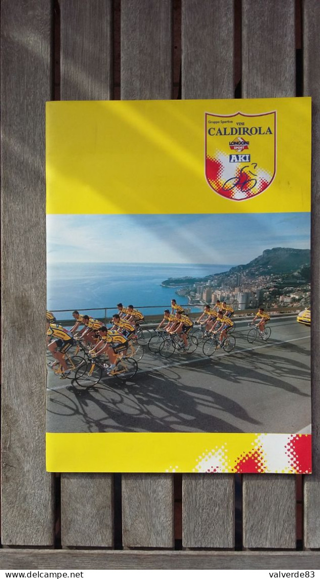 Cyclisme - Livret Vini Caldirola Aki 1998 - Radsport