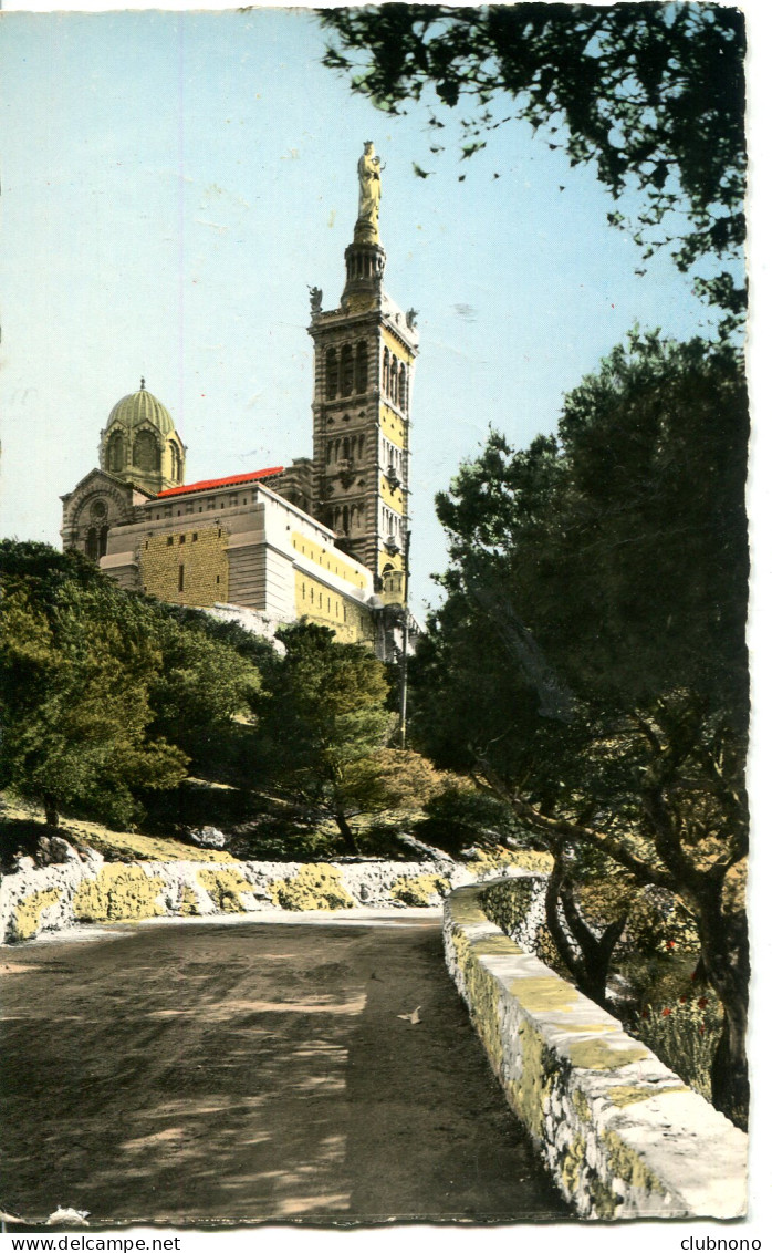 CPSM - MARSEILLE - BASILIQUE N.DAME DE LA GARDE (1) - Notre-Dame De La Garde, Ascenseur