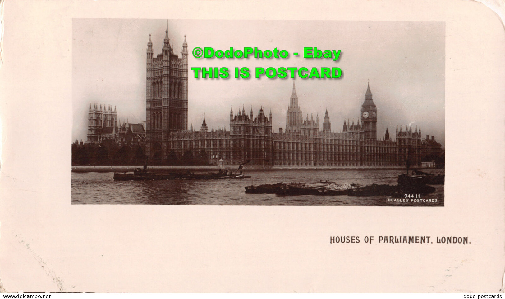 R379924 London. Houses Of Parliament. J. Beagles. 1909 - Autres & Non Classés