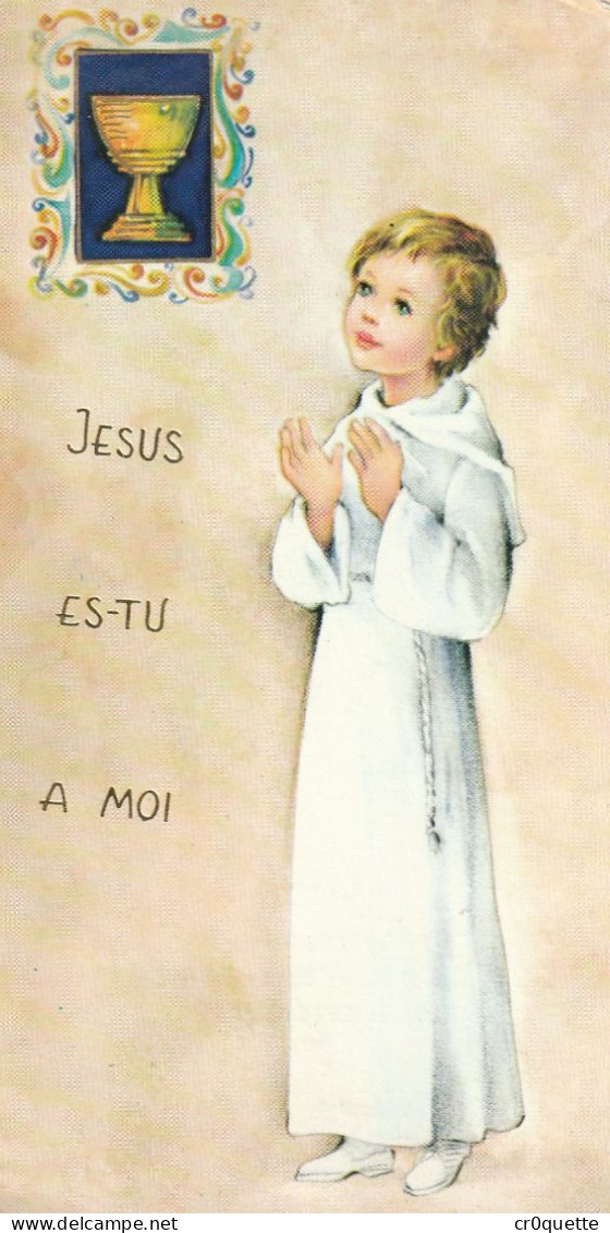 # THEME - RELIGION / IMAGES PIEUSES de COMMUNION SOLENNELLE (lot de 18 images)