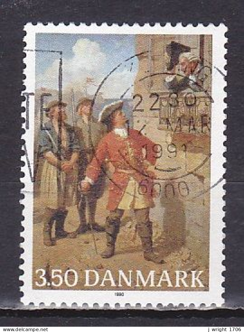 Denmark, 1990, Admiral Tordenskiold, 3.50kr, USED - Used Stamps