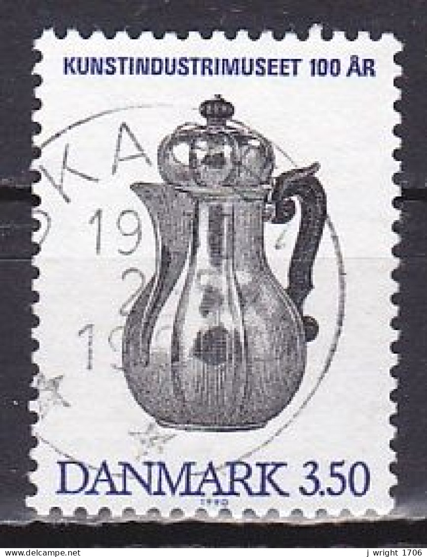 Denmark, 1990, Decorative Museum Art Centenary, 3.50kr, USED - Used Stamps