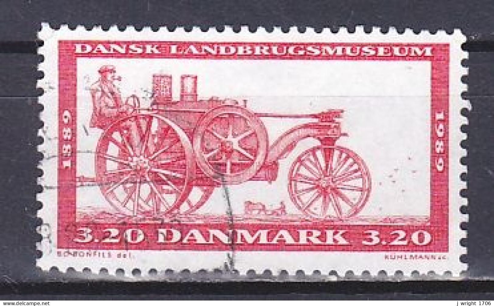 Denmark, 1989, Danish Agricultural Museum Centenary, 3.20kr, USED - Used Stamps