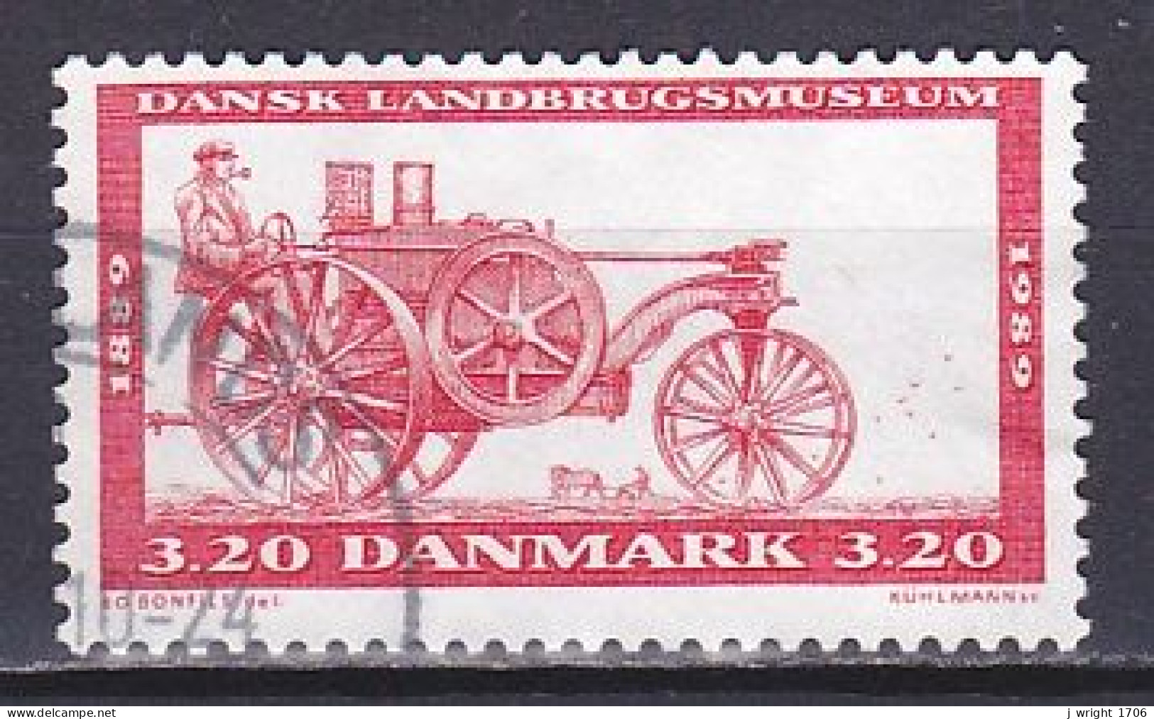 Denmark, 1989, Danish Agricultural Museum Centenary, 3.20kr, USED - Gebraucht