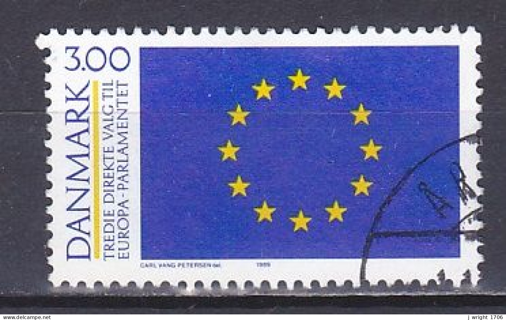 Denmark, 1989, European Parliamentary Elections, 3.00kr, USED - Gebraucht