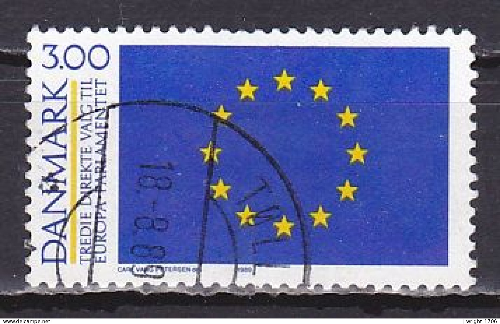 Denmark, 1989, European Parliamentary Elections, 3.00kr, USED - Gebraucht