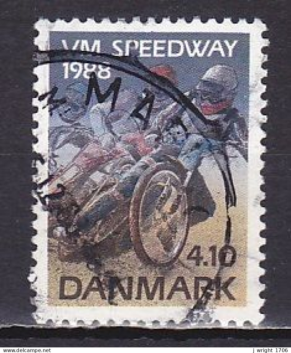 Denmark, 1988, World Speedway Championships, 4.10kr, USED - Gebraucht