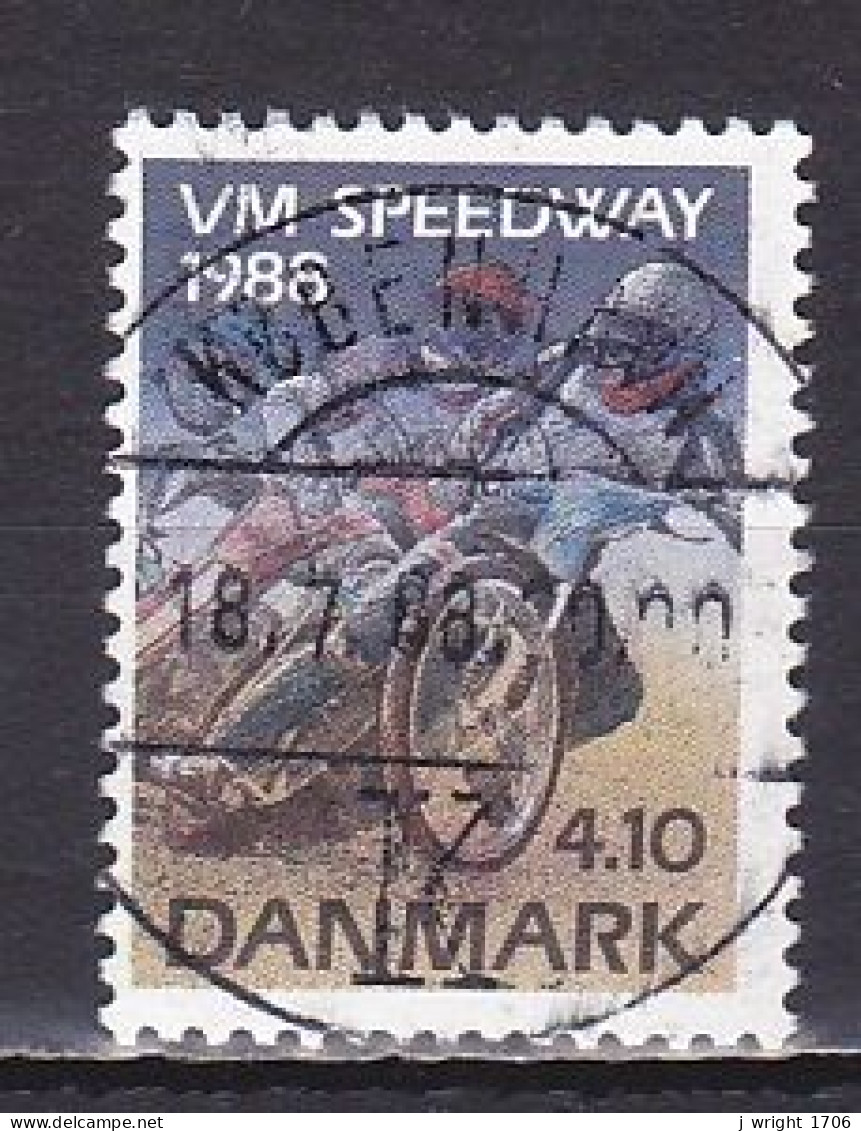 Denmark, 1988, World Speedway Championships, 4.10kr, USED - Gebraucht