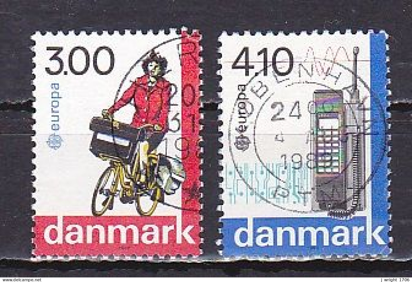 Denmark, 1988, Europa CEPT, Set, USED - Gebraucht