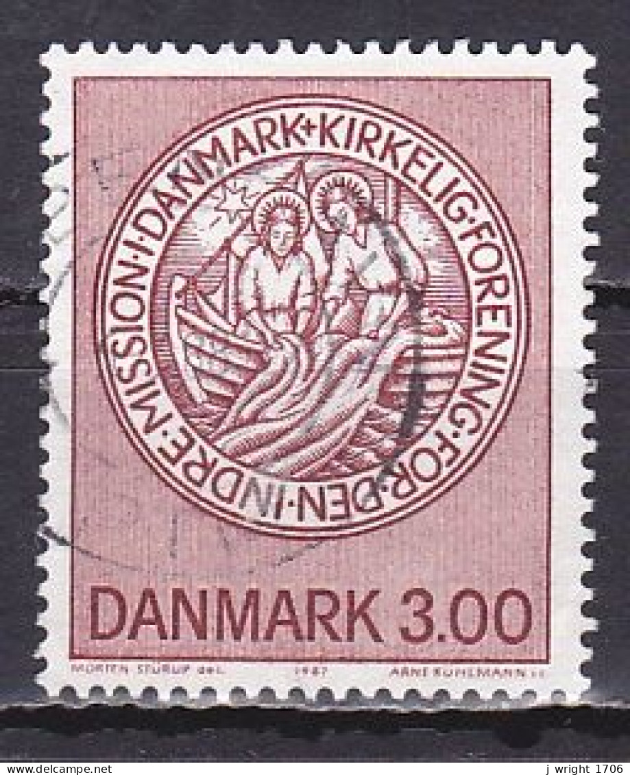 Denmark, 1987, Clerical Assoc. For Home Mission, 3.00kr, USED - Gebraucht