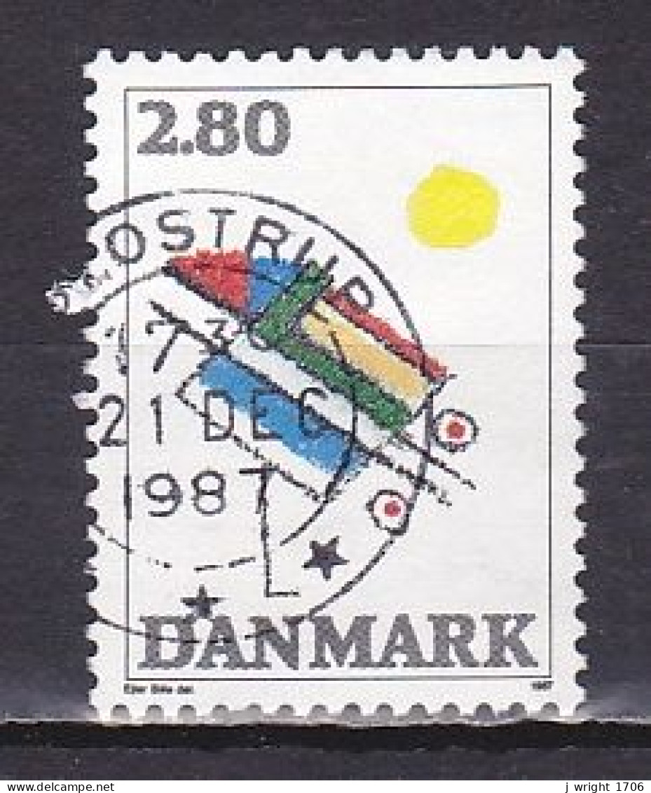 Denmark, 1987, 'Abstract' Ejler Bille, 2.80kr, USED - Gebraucht
