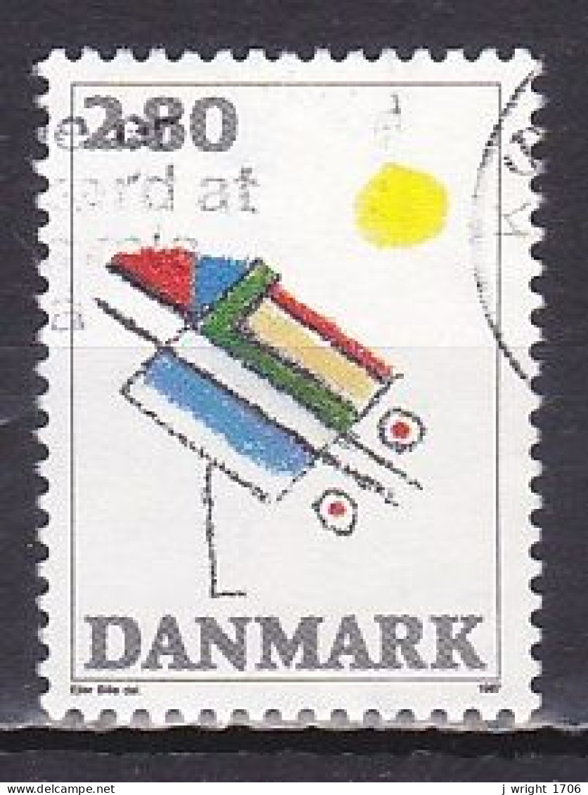 Denmark, 1987, 'Abstract' Ejler Bille, 2.80kr, USED - Gebraucht