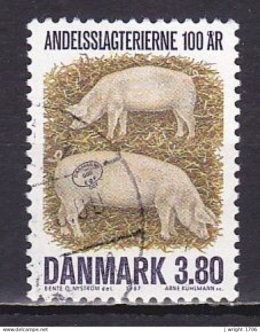 Denmark, 1987, Co-operative Bacon Factory Centenary, 3.80kr, USED - Gebraucht