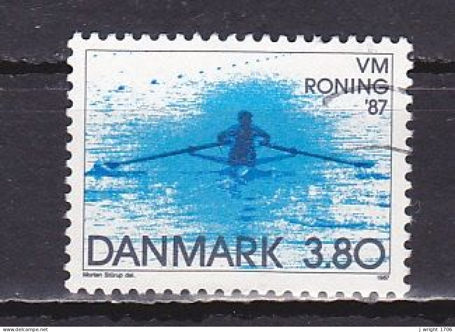 Denmark, 1987, World Rowing Championships, 3.80kr, USED - Gebraucht