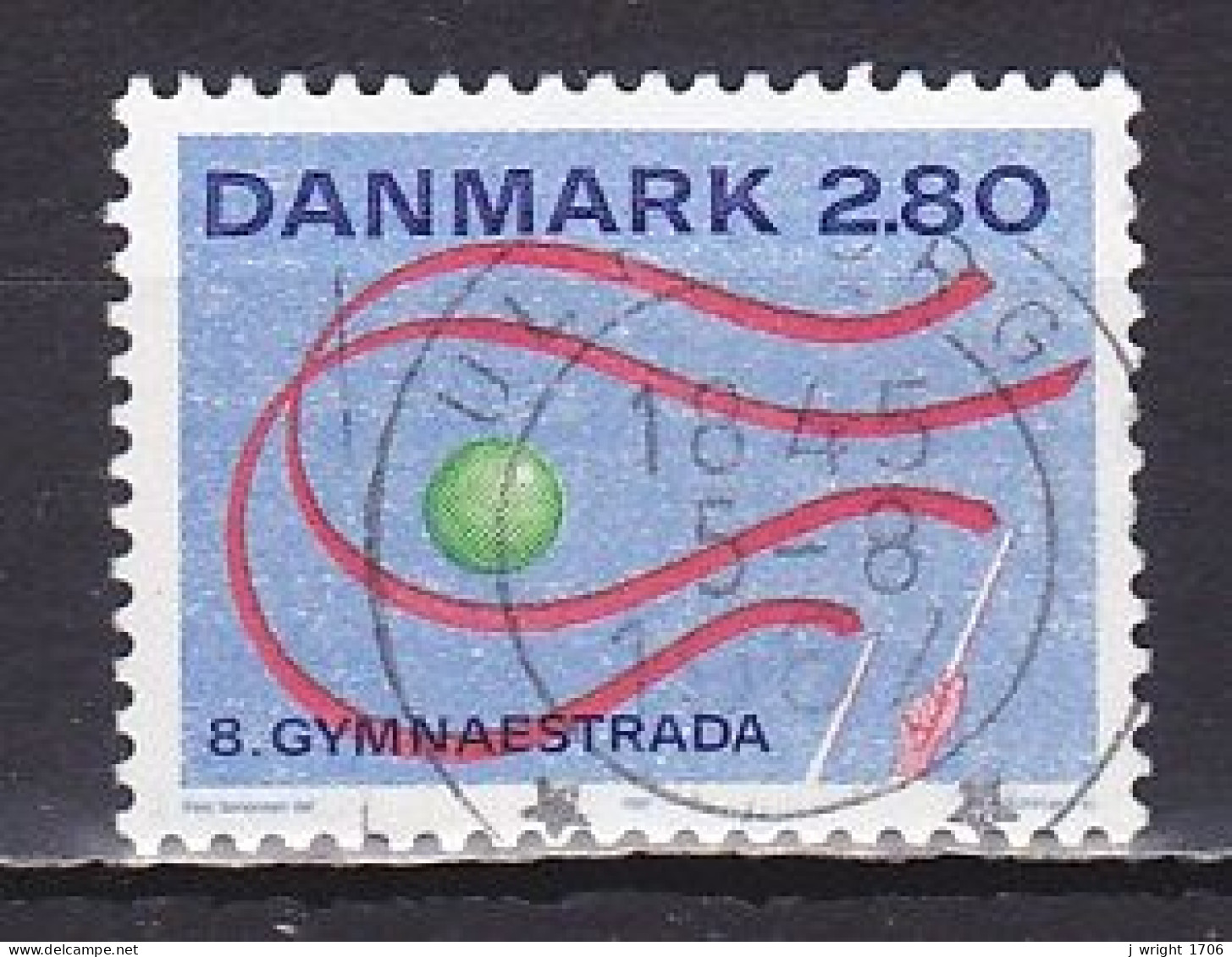 Denmark, 1987, World Gymnaestrada, 2.80kr, USED - Gebraucht