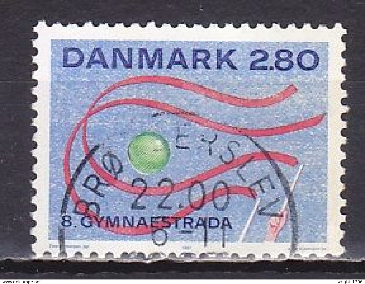Denmark, 1987, World Gymnaestrada, 2.80kr, USED - Gebraucht