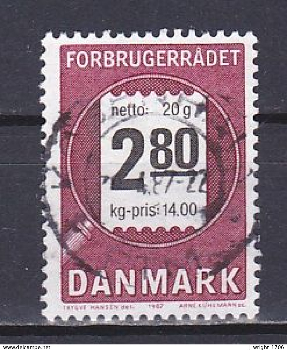 Denmark, 1987, Consumer Council 40th Anniv, 2.80kr, USED - Gebraucht