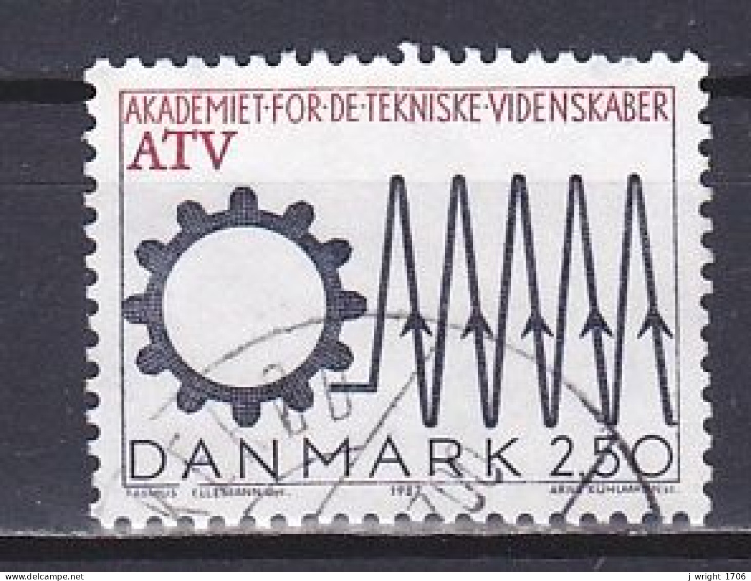 Denmark, 1987, Academy Of Technical Sciences 50th Anniv, 2.50kr, USED - Gebraucht