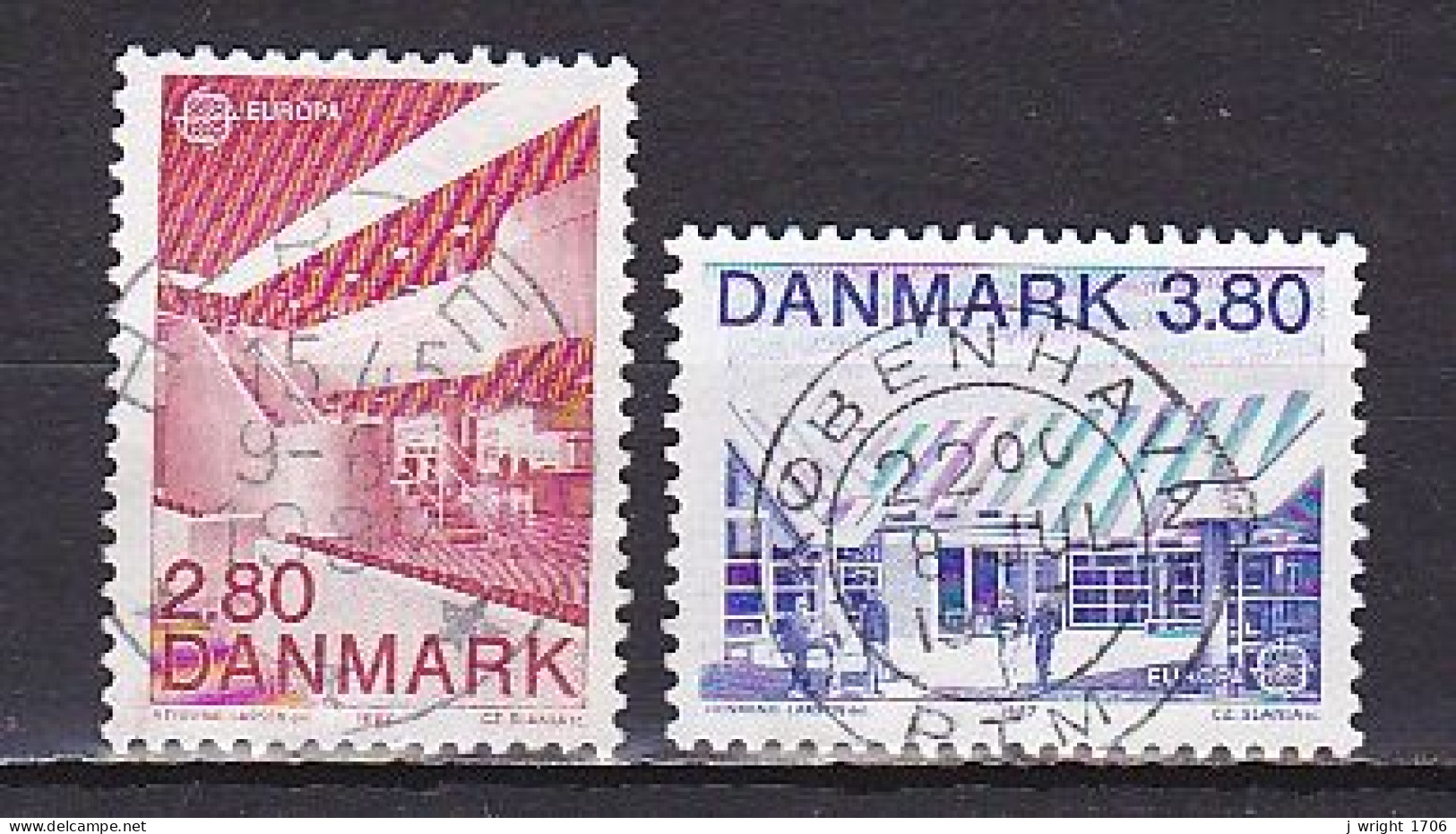 Denmark, 1987, Europa CEPT, Set, USED - Gebraucht