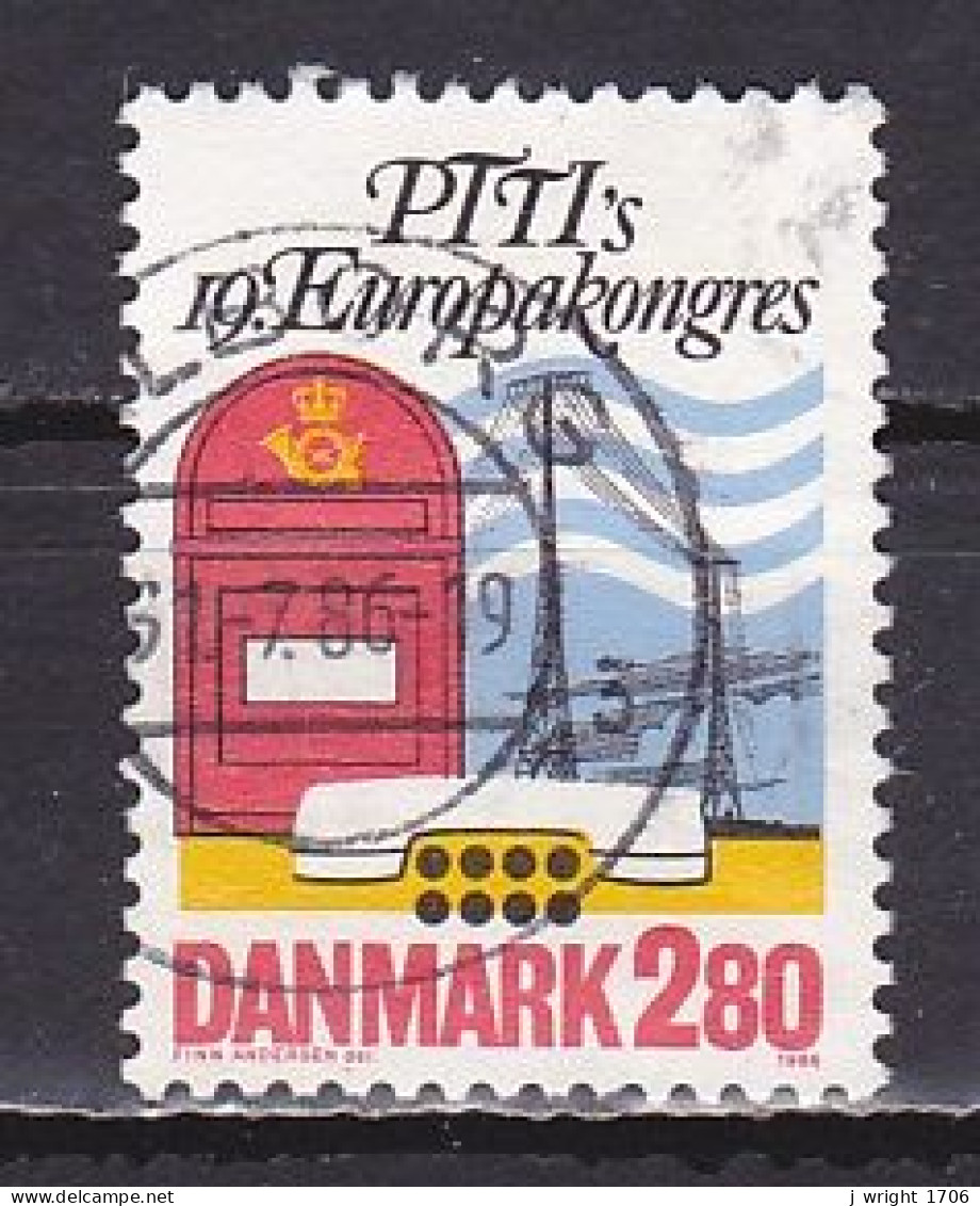 Denmark, 1986, Post Telegraph & Telephone Cong, 2.80kr, USED - Gebraucht