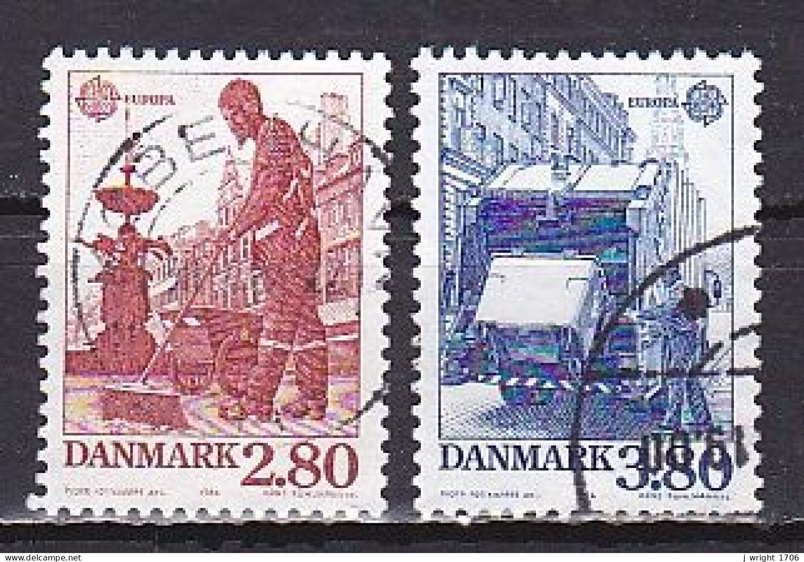 Denmark, 1986, Europa CEPT, Set, USED - Gebraucht