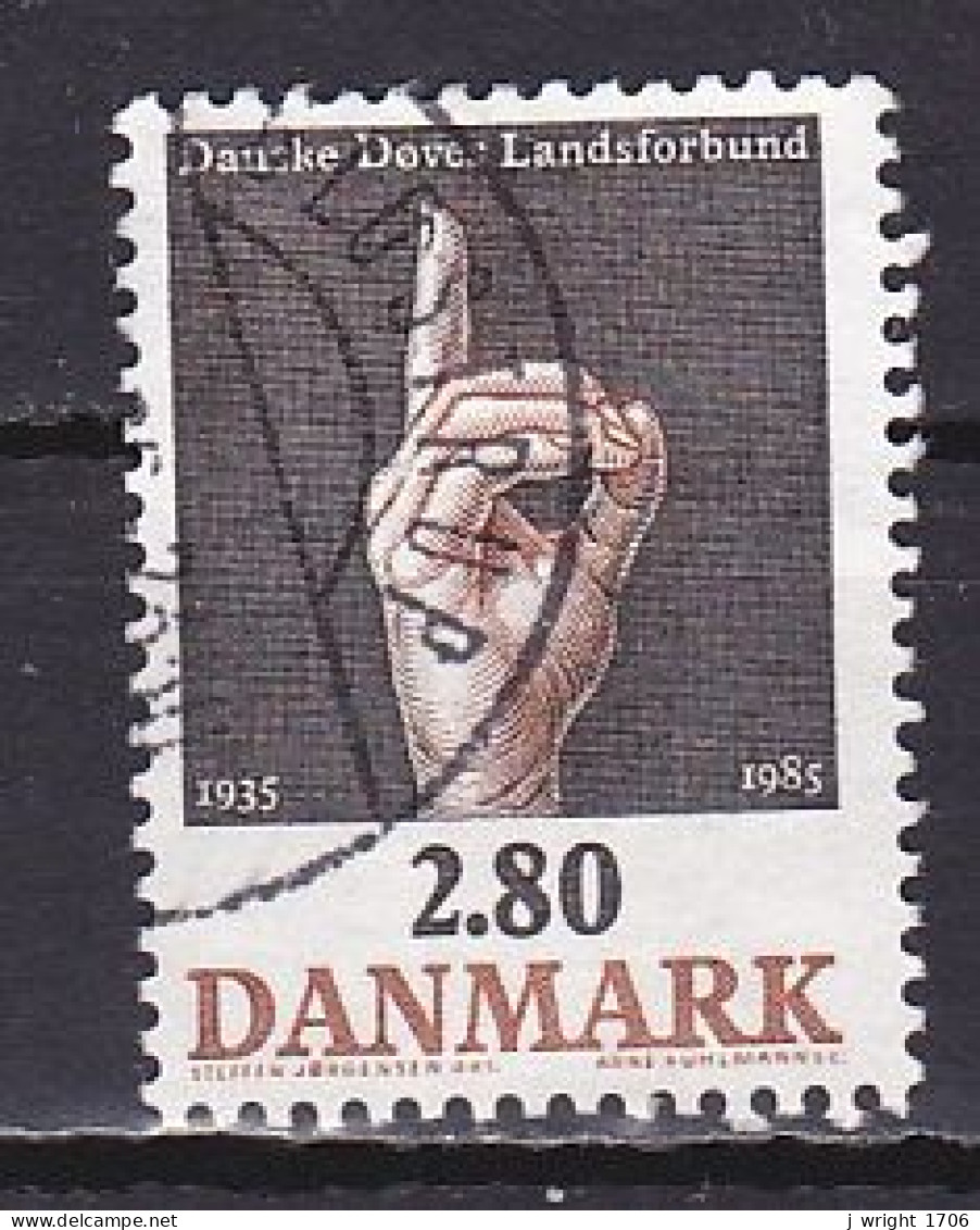 Denmark, 1985, Assoc. Of The Deaf 50th Anniv, 2.80kr, USED - Gebraucht