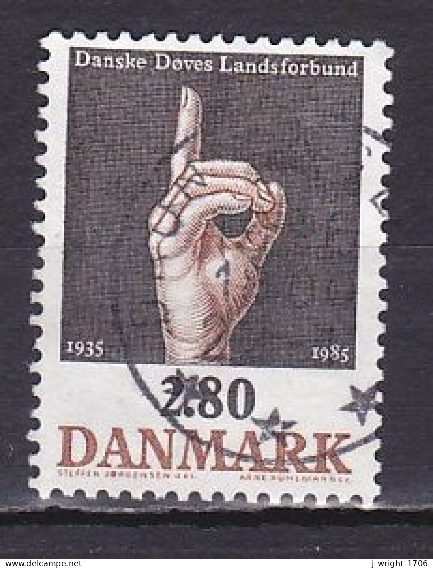 Denmark, 1985, Assoc. Of The Deaf 50th Anniv, 2.80kr, USED - Gebraucht