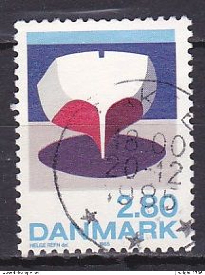 Denmark, 1985, Stern Of Boat, 2.80kr, USED - Usado