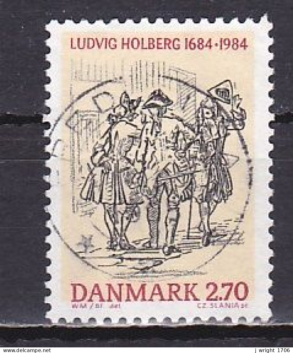 Denmark, 1984, Ludvig Holberg, 2.70kr, USED - Usado