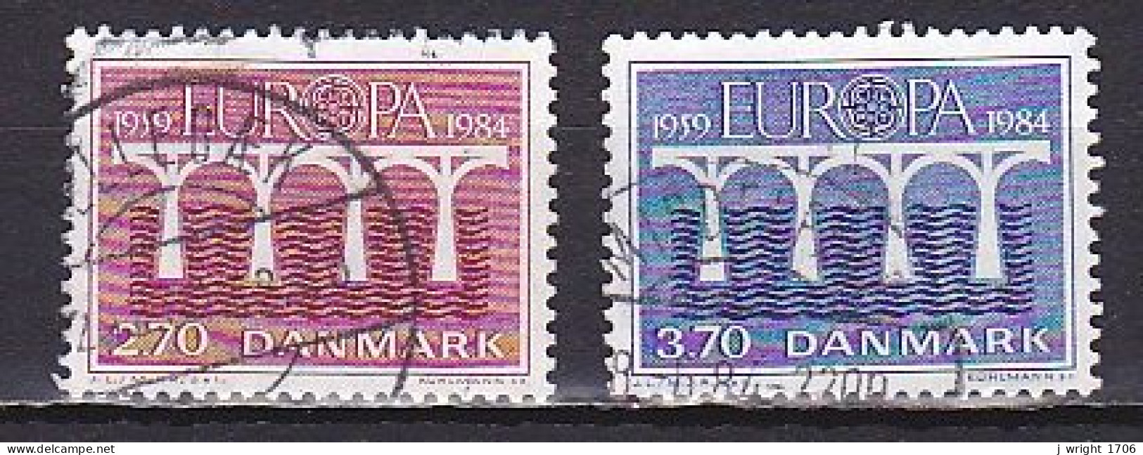 Denmark, 1984, Europa CEPT, Set, USED - Gebraucht