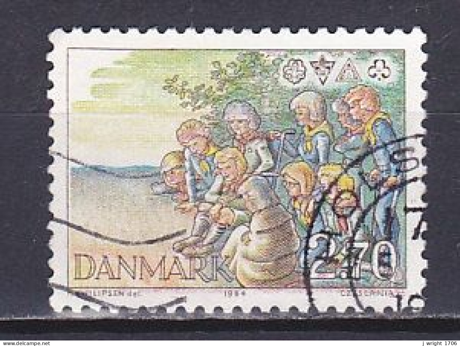 Denmark, 1984, Scout Movement, 2.70kr, USED - Usado